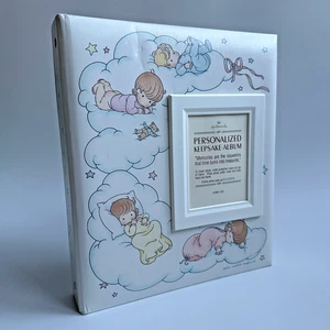 Vintage 90's Hallmark Personalized Baby Keepsake Photo Album Joan Walsh Anglund - Picture 1 of 17