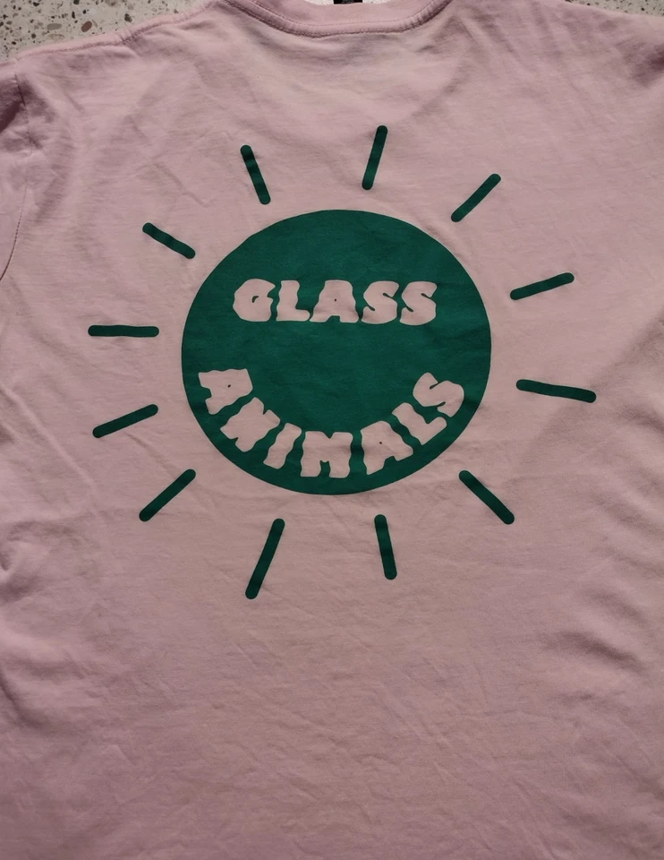 Glass Animals - Camiseta Australian Dreamland Tour (2022) Original, Pequeña - RARA Foto 1 de 4