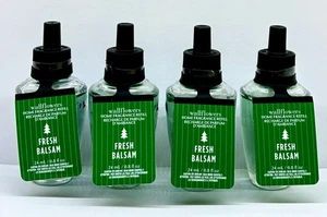 NEW Bath Body Works Wallflower Refill ~ LOT OF 4 ~ Fresh Balsam ~ SEALED - Picture 1 of 1