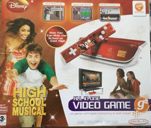 Jakks Pacific High School Musical G2 Video Game -  Plug & Play TV Game New