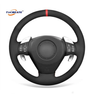 DIY Synthetic Suede Car Steering Wheel Cover for Mazda RX-8 RX8 2004-2008 #10XB - Image 1 of 4