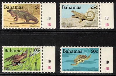 Багамские острова Скотт 564-7 Стэнли Гиббонс 690-3 как новые без наклеек и следов - Изображение 1 из 2