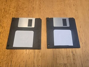 2) 720K Unbranded 3.5" diskettes - Afbeelding 1 van 1