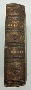 Jahr’s New Manual by C.J. Hempel M.D.. Homeopathic Materia Medica 1859 Antique - Picture 1 of 12