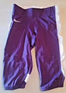 New Nike Open Field Football Pants Purple / White 615745-546 NWT Large - Picture 1 of 3