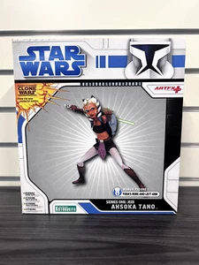 Star Wars The Clone Wars ArtFX Kotobukiya Ahsoka Tano w/ Rotta Figure w/ Box - Picture 1 of 7