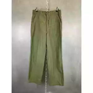 Vintage Military OG-107 Fatigue Pants Cotton sateen vietnam 28x29 - Picture 1 of 12