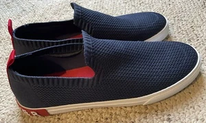 Womens Tommy Hilfiger TWLILEY-R Mesh Slip On Navy Red Shoes Size 10 - Picture 1 of 8