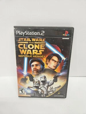 PS2: Star Wars: The Clone Wars *NO MANUAL & FREE SHIPPING* - Image 1 of 3