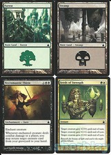 MTG Magic the Gathering TCG RAVNICA Necromantic Thirst Seeds of Strength Forest