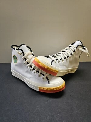 NEW Roswell Rayguns White Leather  Chuck 70 Sz 9 M / 11 W Converse High Top M31 - Image 1 of 4