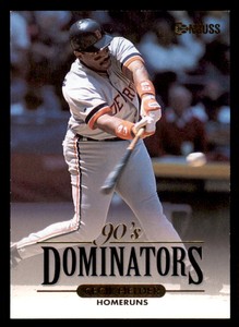 1994 Donruss Cecil Fielder 90's Dominators Homeruns #1 Detroit Tigers
