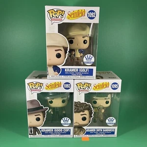 Funko Pop! Seinfeld - Kramer #1092, #1093, #1095 Funko Shop Exclusives - Picture 1 of 6
