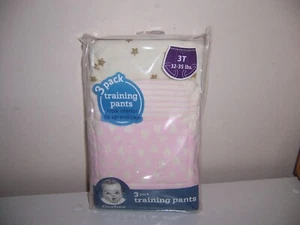 Pantalones de entrenamiento para ir al baño Gerber Nuevos Corazones Rosa Estrellas Talla 3T Nuevos - Imagen 1 de 1