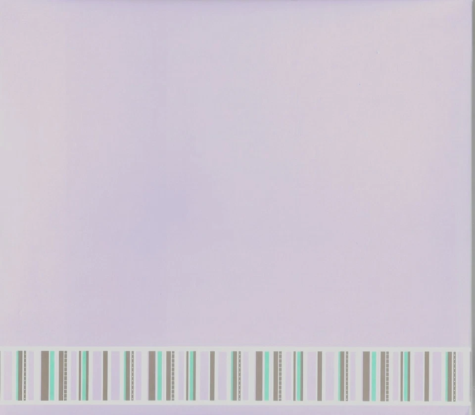 Álbum de recortes en blanco púrpura lavanda retro rayas adolescentes moderno 8 x 8 20 páginas Foto 1 de 1