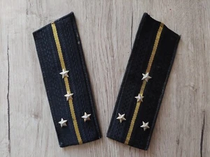 Sowjetische Militär Schulterklappen Marine Kapitän des Marinekorps. UdSSR Original - Bild 1 von 21