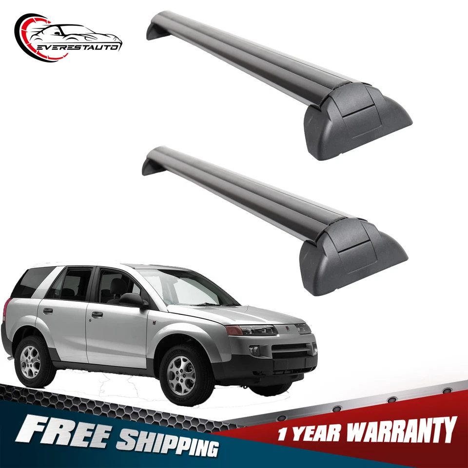 1 Pair Roof Rack Crossbars Cross Bar For 02-07 Saturn Vue w/Rail Luggage Cargo - Image 1 of 4
