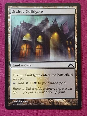 Magic The Gathering GATECRASH ORZHOV GUILDGATE land card MTG - Image 1 of 2
