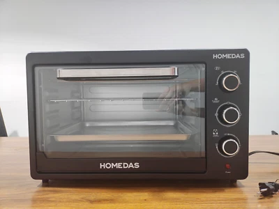 HOMEDAS 0.9 cubic-ft Microwave Compact One-Touch Settings cu ft 900W Oven NEW - Image 1 of 4