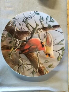 Knoles The Cardinal 1987 de Kevin Daniel. Colección Birds of your Garden. - Imagen 1 de 3