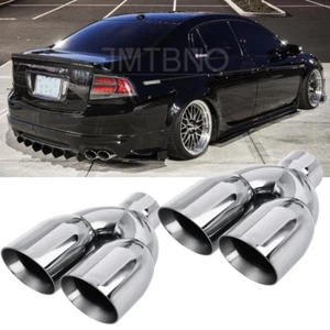 2.5" Inlet 2x3.5" Outlet 9.5" Dual Exhaust Tip Stainless For Acura TL 2004-2008 - Bild 1 von 12