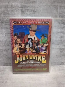 John Wayne 10 DVD Movie Pack Classic Westerns 4 Disc Set Region 4 - Picture 1 of 2