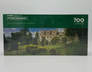 Springbok Panoramic "Just a Cottage in the Country" 700 pcs Jigsaw Puzzle 13x40 - Picture 1 of 7