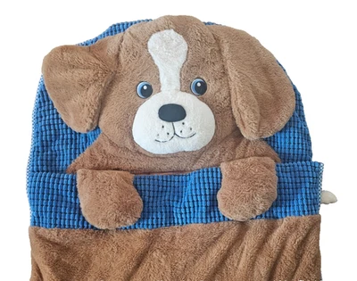 Hug Fun Slumber Bag Dog Plush Zip Close Sleeping Bag Soft and Cozy — 第 1/4 张图片