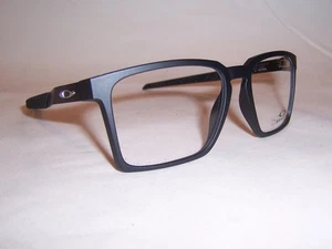 NEW OAKLEY EYEGLASSES EXCHANGE OX8055 8055-01 SATIN BLACK 56mm AUTHENTIC - Picture 1 of 7