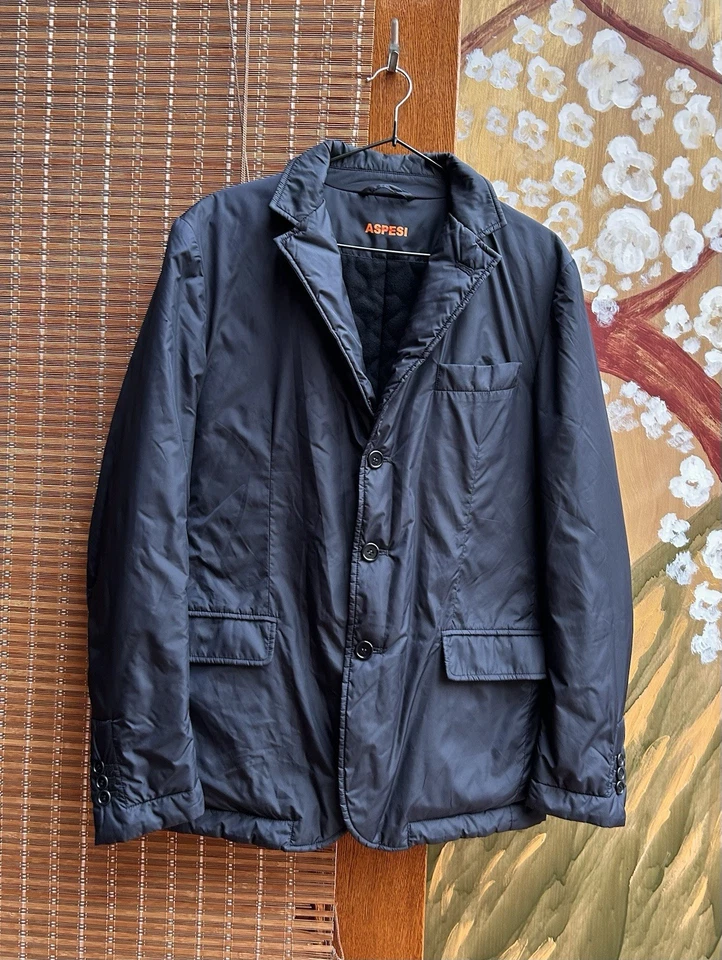 ASPESI Padded Shell Blazer Jacket Lightly Insulated Nylon Size S  - Image 1 of 4