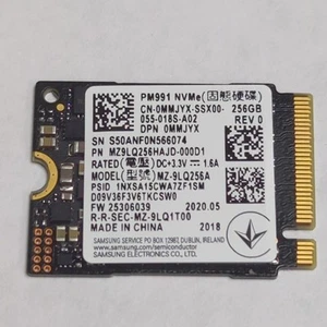 Samsung PM991 MZ-9LQ256A 256 GB NVMe 30mm Solid State Drive - Picture 1 of 4