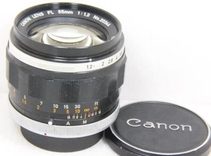 Canon FL 55mm f/1.2 MF Lens No. 20344 VG - Picture 1 of 8