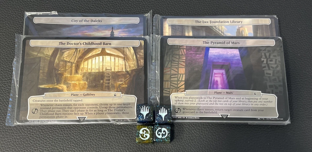 mtg doctor who planechase cards Doctor Who Commander Deck main image 1
