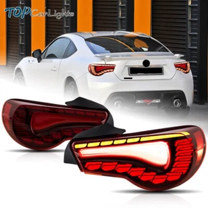 VLAND Red GTS OLED Tail Lights For 2012-2020 Toyota 86/Subaru BRZ/Scion FR-S - Foto 1 di 13