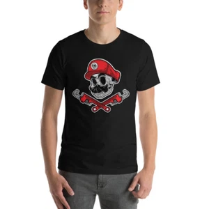 Dead Super Mario Skull Unisex Gamer T-Shirt - Lustige Nintendo Parodie Cartoon - Bild 1 von 3