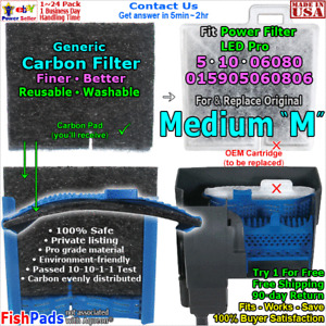 For Aqueon Filter Cartridge Medium QuietFlow 5 10 LED Pro Compatible Generic Pad