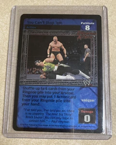 You Can't Stop 'em Foil WWF WWE Raw Deal Dangerous Alliance Action Brock - Picture 1 of 10