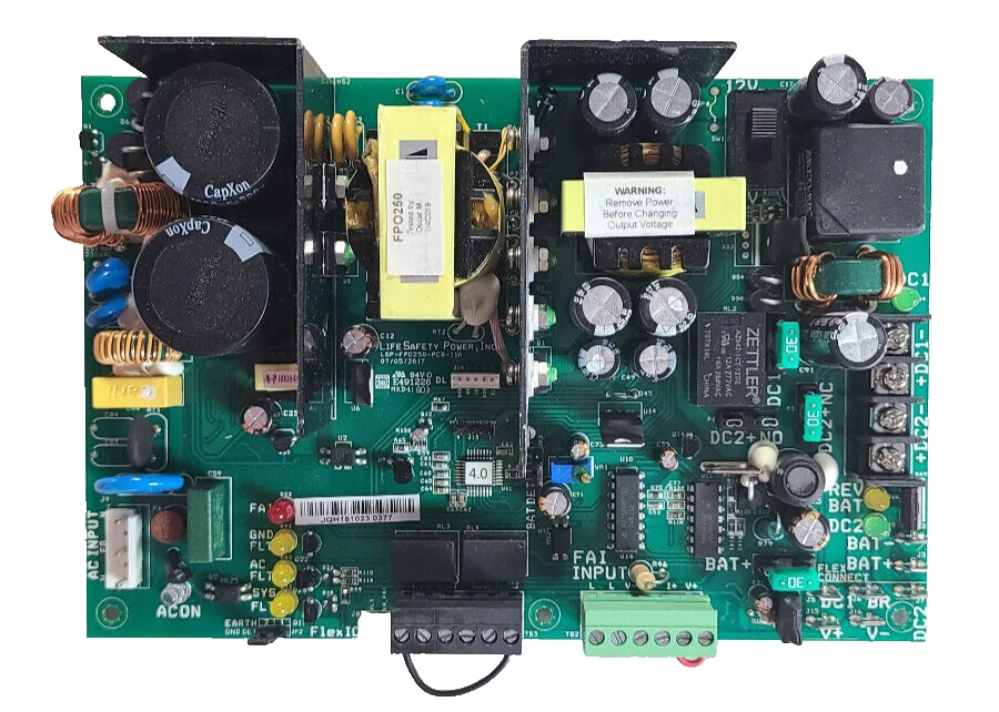 Fuente de alimentación/placa de cargador LifeSafety LSP-FPO250 FlexPower Foto 1 de 4