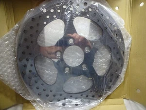 Drilled 5 Spoke 11.5" Rear Brake Rotor Harley Twin Cam Bikers Choice 619974 - Picture 1 of 3