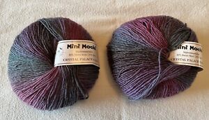 NEW! Crystal Palace Mini Mochi yarn, Color #324 “Drama” Wool/Nylon. Discontinued