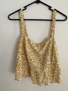 New Women’s Girl And The Sun Jordan Top Leopard L BNWTS - Picture 1 of 7