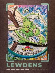Scyther #123 - Pokemon Topps Series 3 - Blue Logo