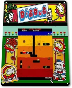Letrero de hojalata para excavar clásico arcade carpa sala de juegos hombre cueva arte de pared decoración - - Imagen 1 de 1