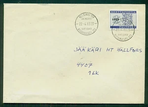 FINLANDIA 1983, Sello Militar con Embalaje original 1893 (M9) atado en la cubierta del soldado, en muy buen estado - Imagen 1 de 2