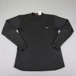 Vintage Nike Shirt Mens Medium Black Red Swoosh Alpha Project Athletic Gym Y2K ^ - Picture 1 of 14