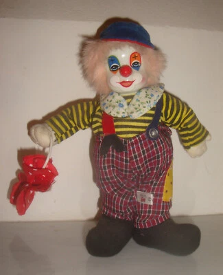 Clown Puppe von Nijhof ca. 22cm groß selten - Bild 1 von 4