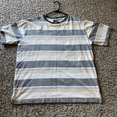 Joe Camisa Boxer Para Hombres L Gris/Amarillo Manga Corta Cuello Redondo Algodón Camiseta Pullover Foto 1 de 4