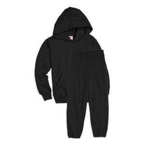 Boys Sweatsuit Hoodie Jogger Pants Fleece Kids 2 Piece Pullover Sweatpants Set - Picture 1 of 4