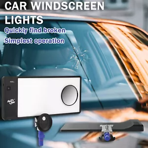 PDR Auto Windshield Glass Detection Repair LED Lightboard Crack Inspection Tools - Foto 1 di 15