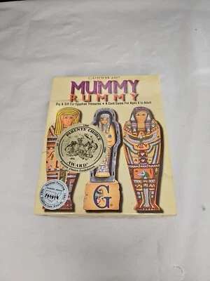 Juego de Cartas Mummy Rummy COMPLETO Gamewright 1994 Premio Parents Choice Familia Foto 1 de 4